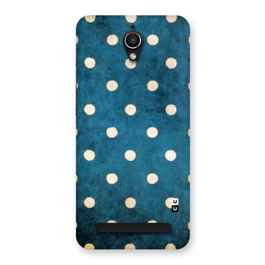 Classic Blue Polka Back Case for Zenfone Go