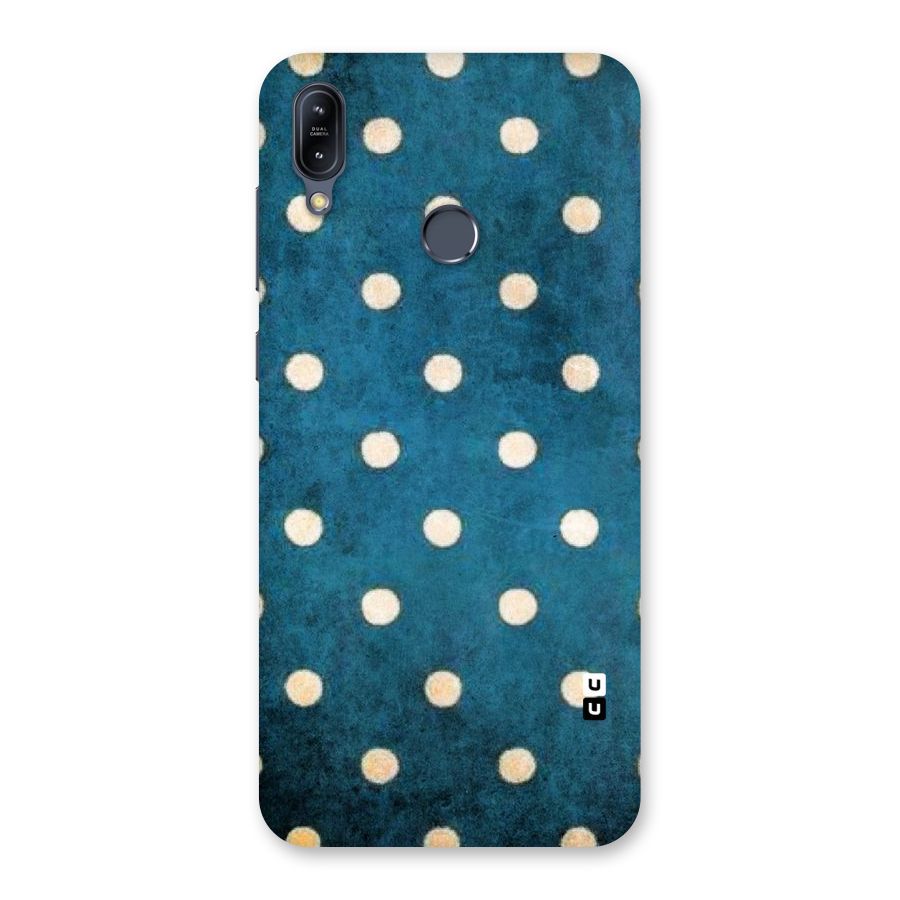Classic Blue Polka Back Case for Zenfone Max M2