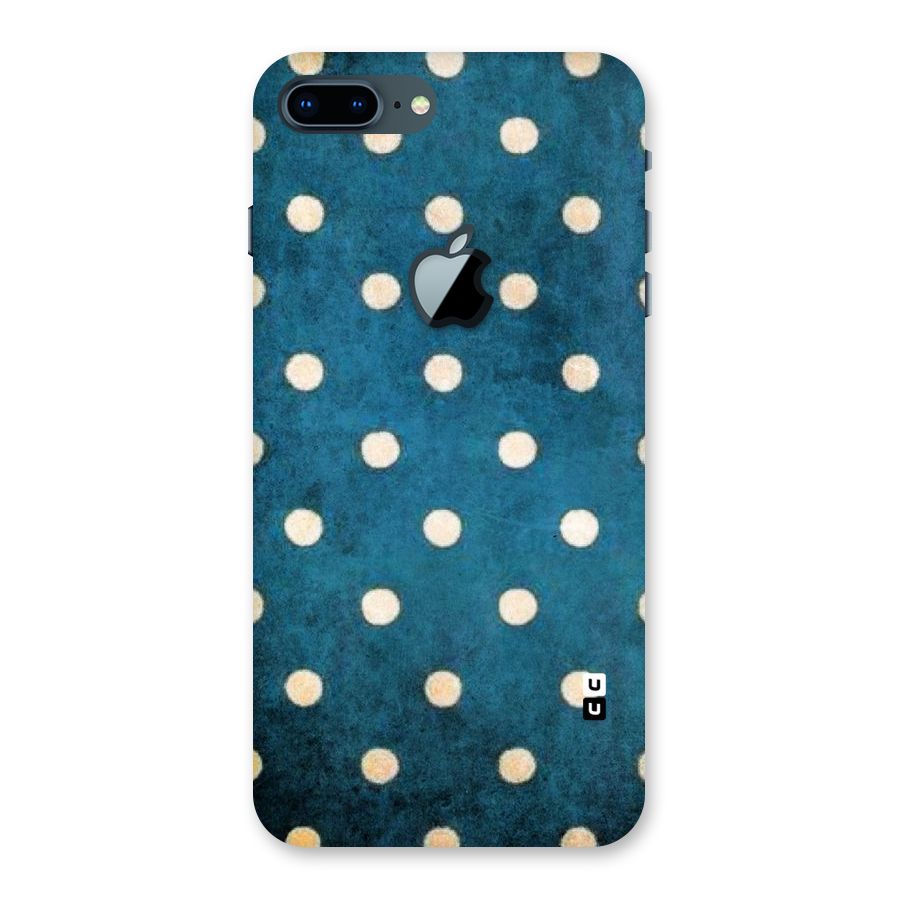 Classic Blue Polka Back Case for iPhone 7 Plus Apple Cut