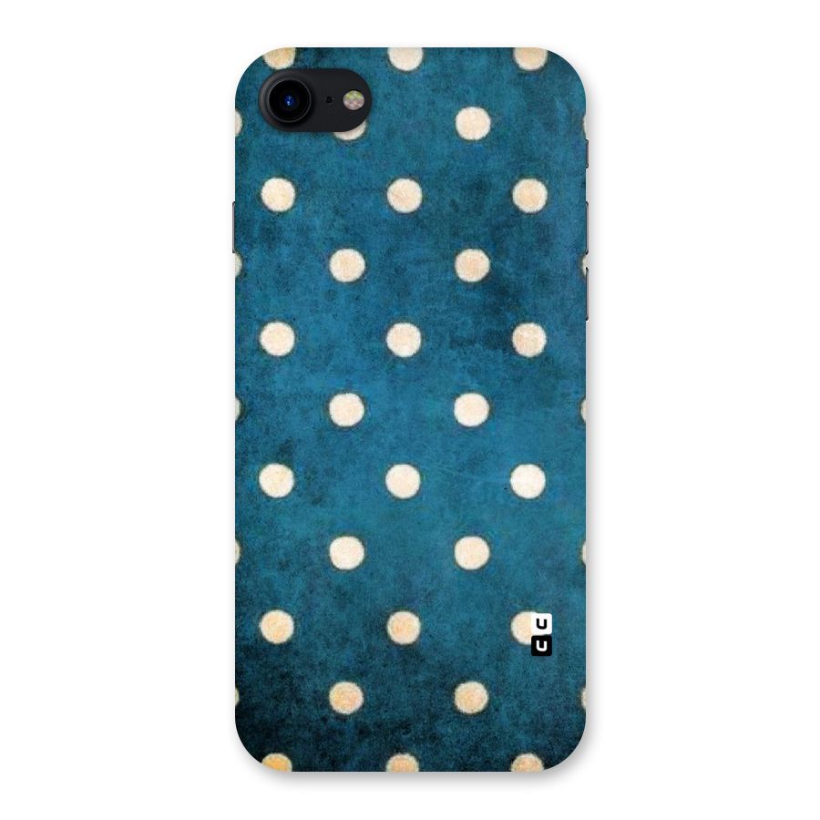 Classic Blue Polka Back Case for iPhone SE 2020