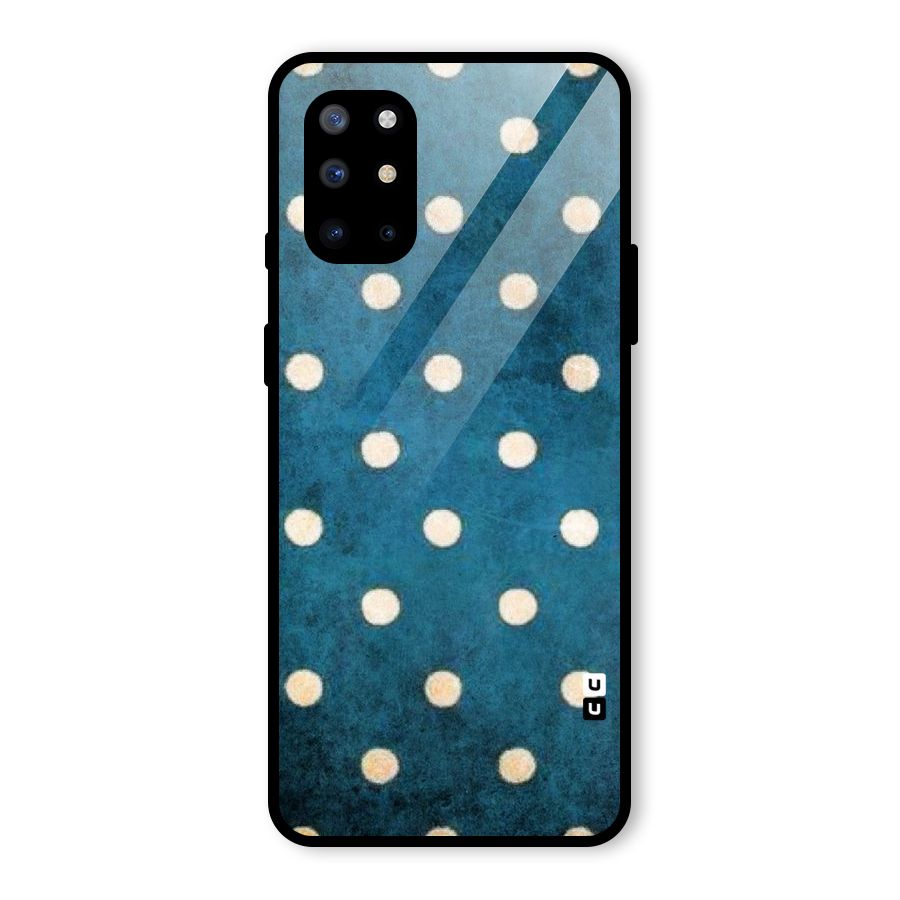 Classic Blue Polka Glass Back Case for OnePlus 8T