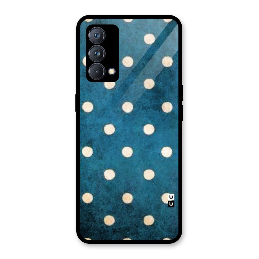 Classic Blue Polka Glass Back Case for Realme GT Master Edition