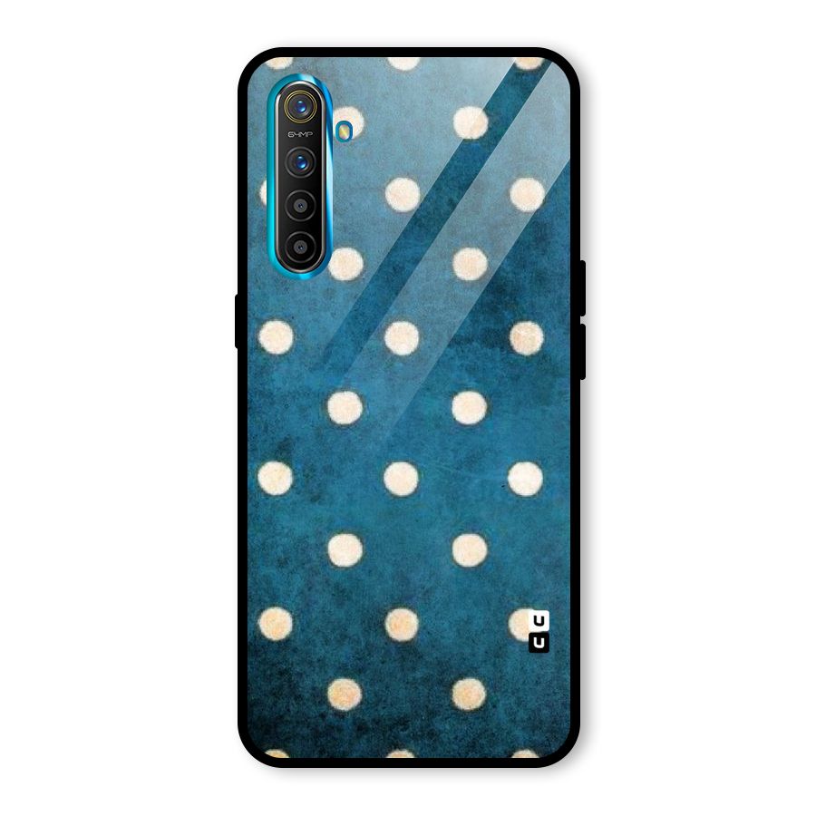 Classic Blue Polka Glass Back Case for Realme X2