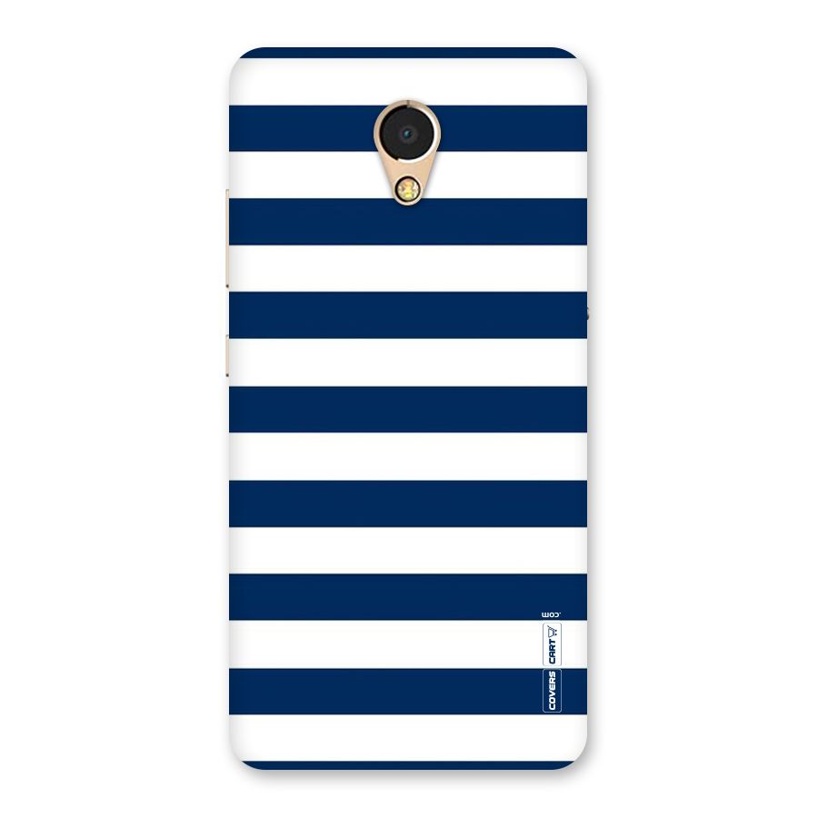 Classic Blue White Stripes Back Case for Lenovo P2