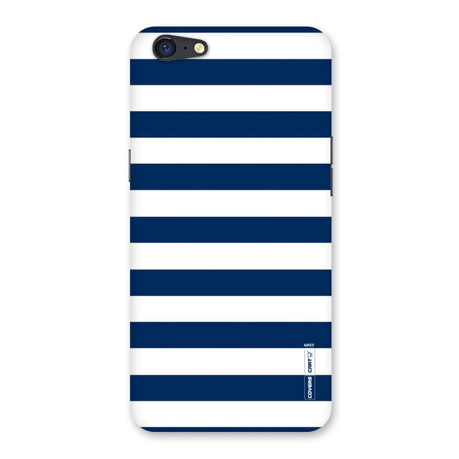 Classic Blue White Stripes Back Case for Oppo A71
