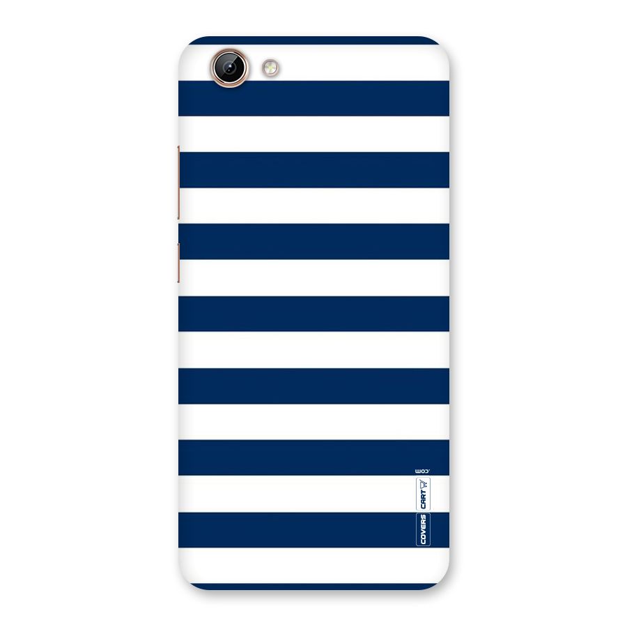 Classic Blue White Stripes Back Case for Vivo Y71i