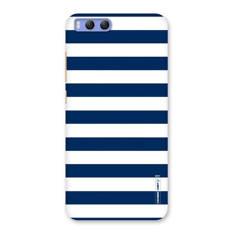 Classic Blue White Stripes Back Case for Xiaomi Mi 6
