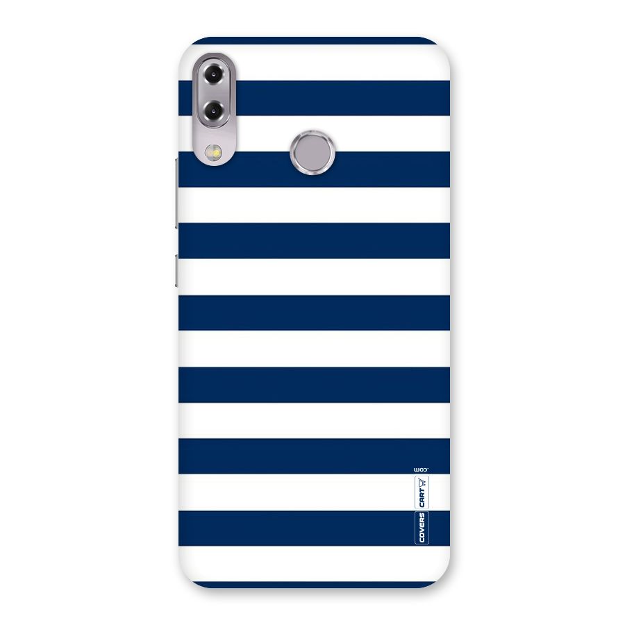 Classic Blue White Stripes Back Case for Zenfone 5Z