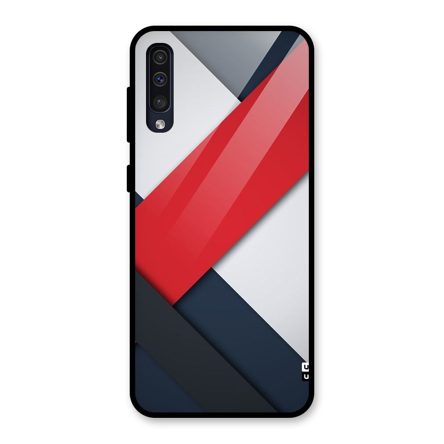 Classic Bold Glass Back Case for Galaxy A30s