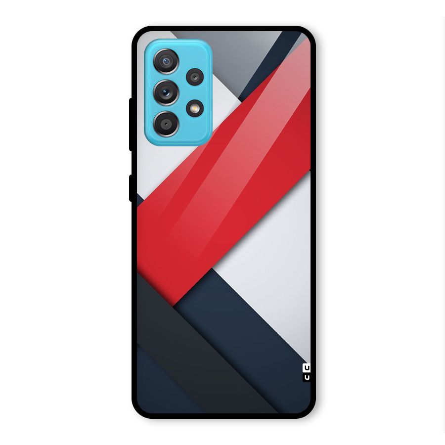 Classic Bold Glass Back Case for Galaxy A52