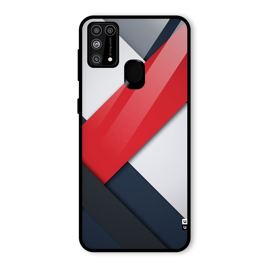 Classic Bold Glass Back Case for Galaxy F41