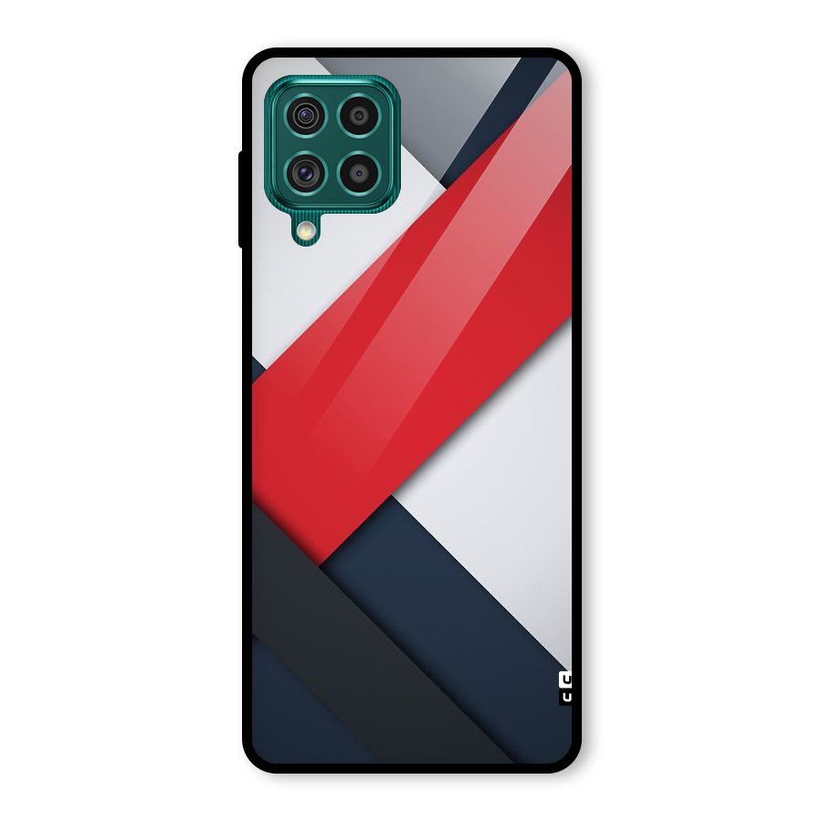Classic Bold Glass Back Case for Galaxy F62