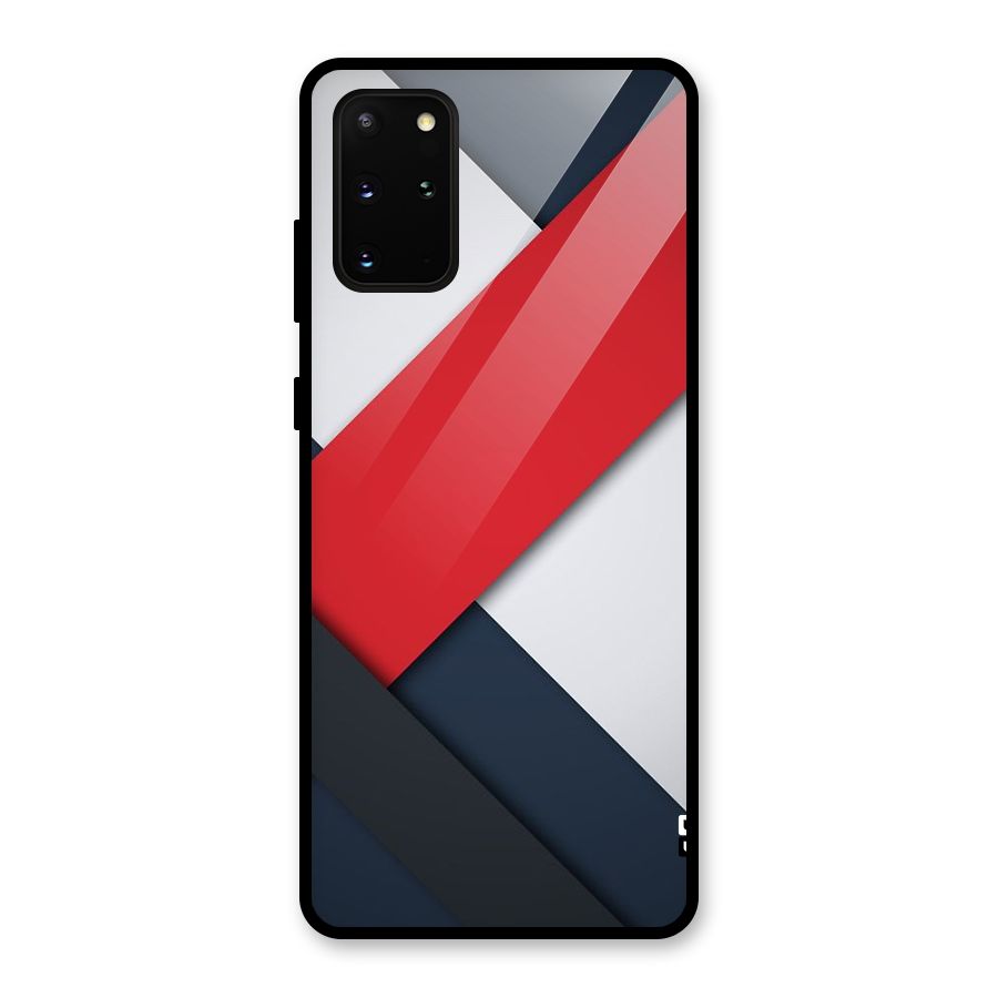 Classic Bold Glass Back Case for Galaxy S20 Plus