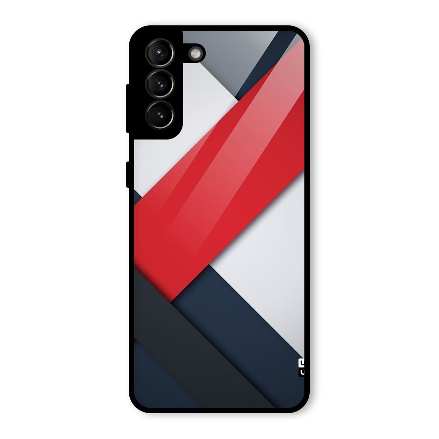 Classic Bold Glass Back Case for Galaxy S21 Plus