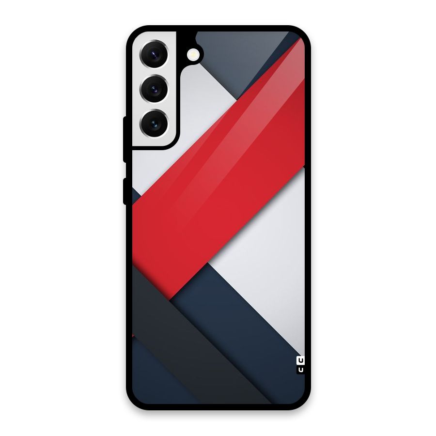 Classic Bold Glass Back Case for Galaxy S22 Plus 5G