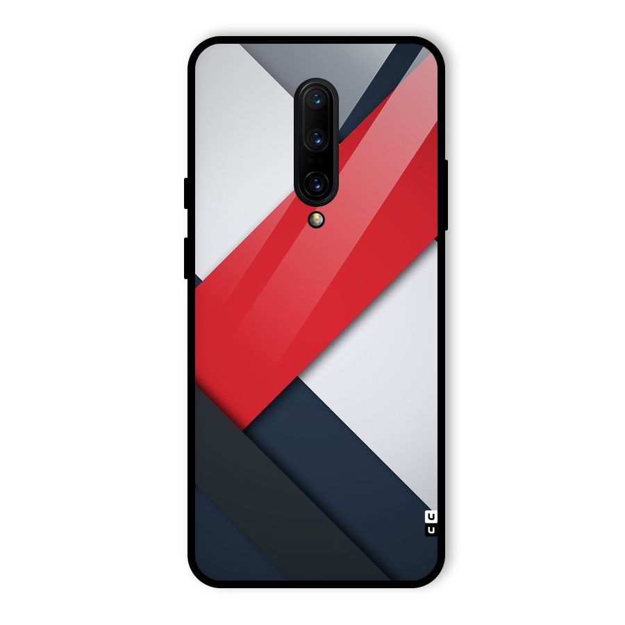 Classic Bold Glass Back Case for OnePlus 7 Pro