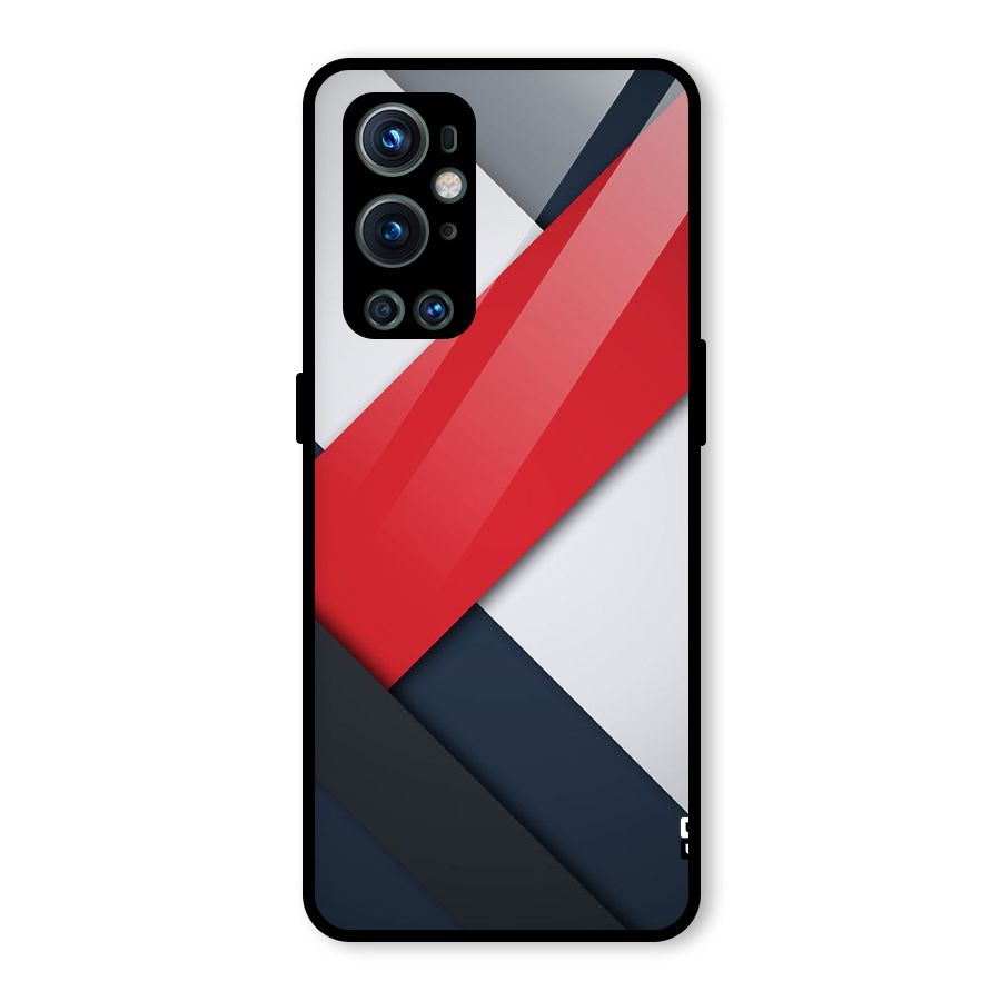 Classic Bold Glass Back Case for OnePlus 9 Pro