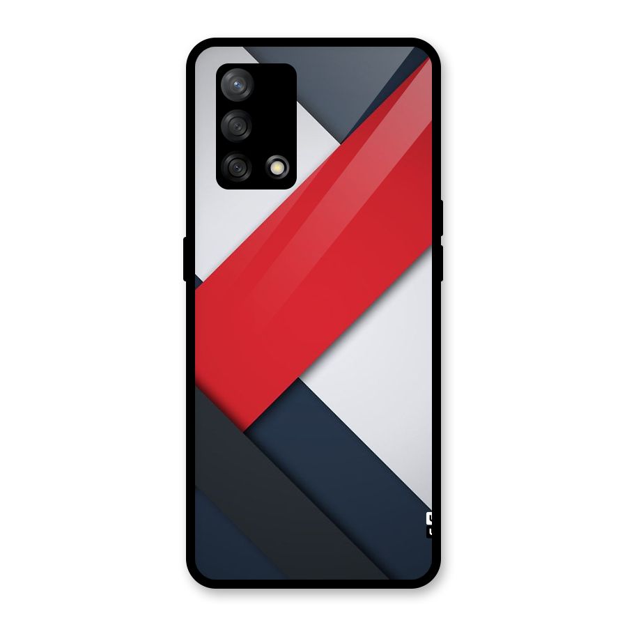 Classic Bold Glass Back Case for Oppo F19