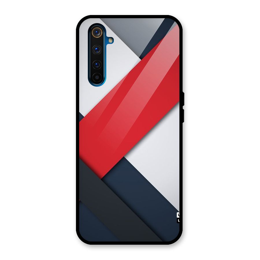 Classic Bold Glass Back Case for Realme 6 Pro