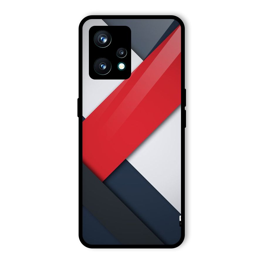 Classic Bold Glass Back Case for Realme 9 Pro Plus 5G