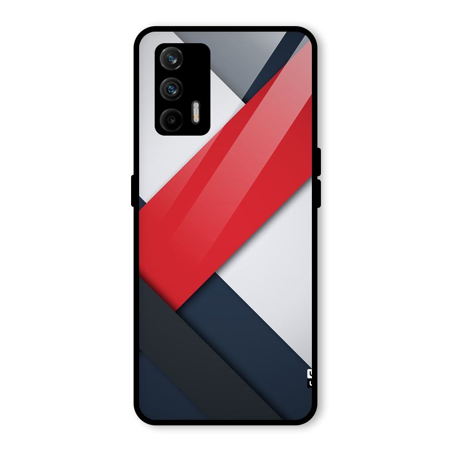 Classic Bold Glass Back Case for Realme GT 5G
