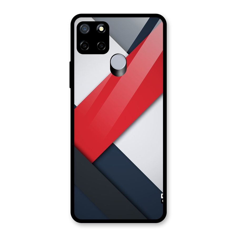 Classic Bold Glass Back Case for Realme Narzo 20