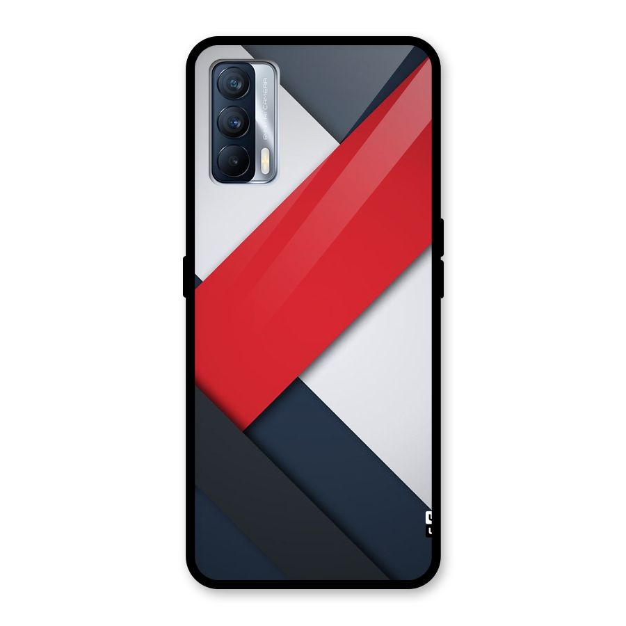 Classic Bold Glass Back Case for Realme X7
