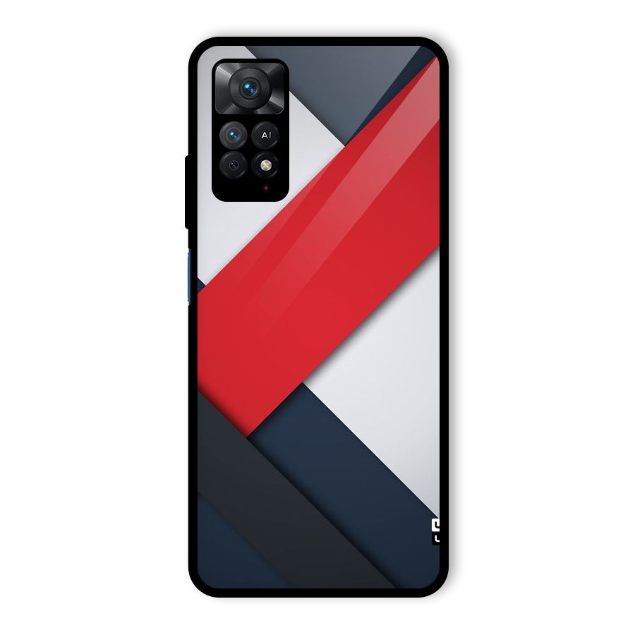 Classic Bold Glass Back Case for Redmi Note 11 Pro Plus 5G