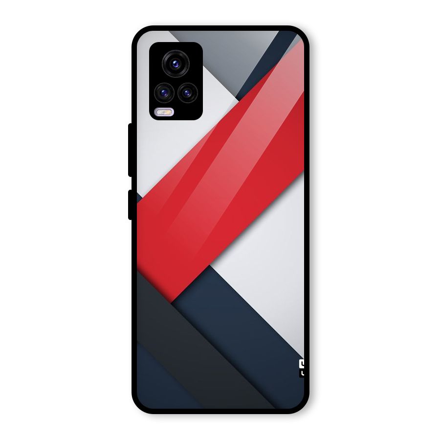 Classic Bold Glass Back Case for Vivo V20