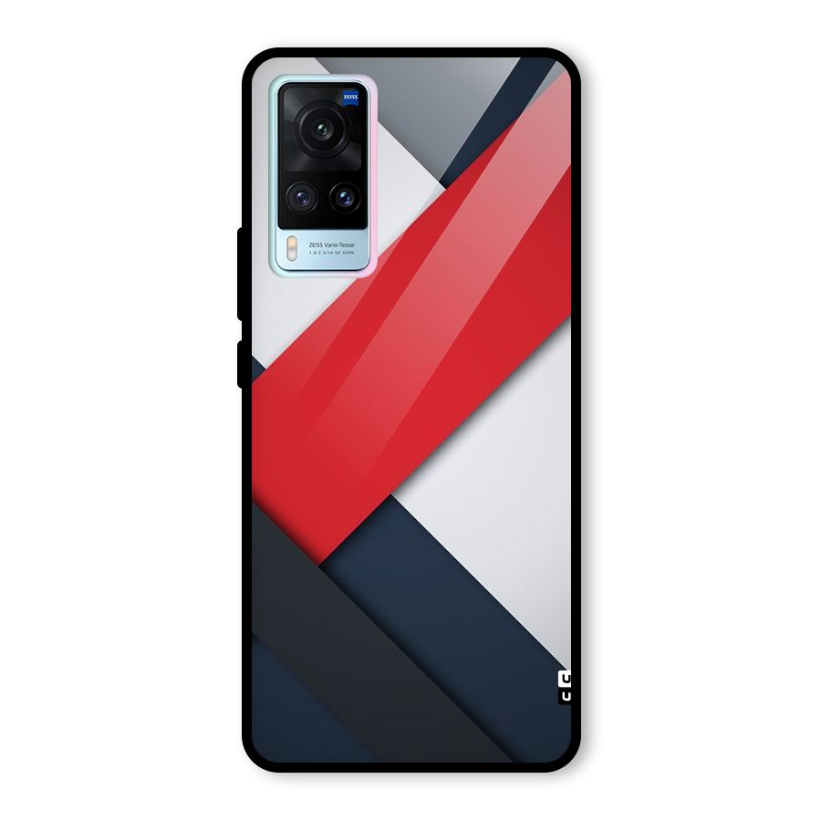 Classic Bold Glass Back Case for Vivo X60