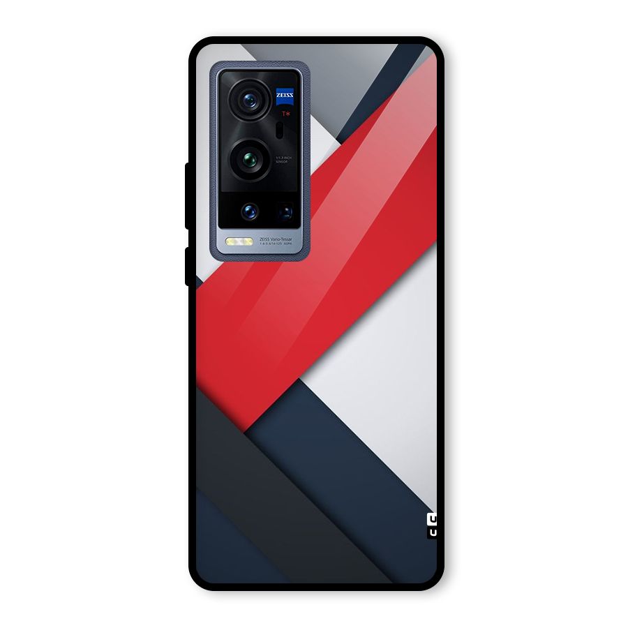 Classic Bold Glass Back Case for Vivo X60 Pro Plus