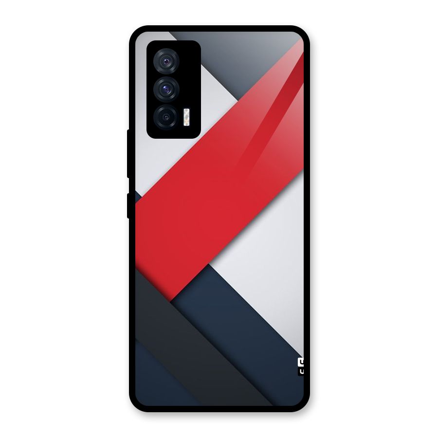 Classic Bold Glass Back Case for Vivo iQOO 7 5G