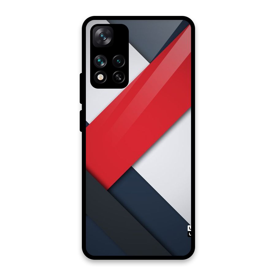 Classic Bold Glass Back Case for Xiaomi 11i HyperCharge 5G