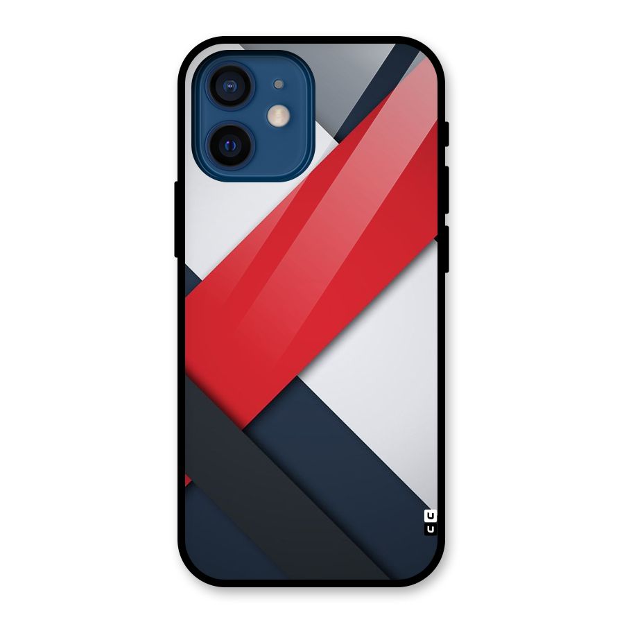 Classic Bold Glass Back Case for iPhone 12 Mini