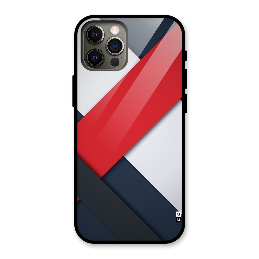 Classic Bold Glass Back Case for iPhone 12 Pro