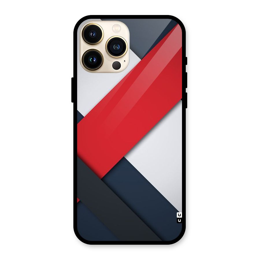 Classic Bold Glass Back Case for iPhone 13 Pro Max