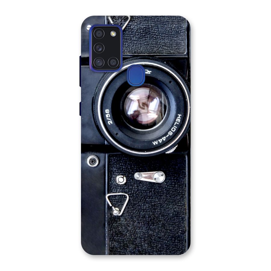 Classic Camera Back Case for Galaxy A21s
