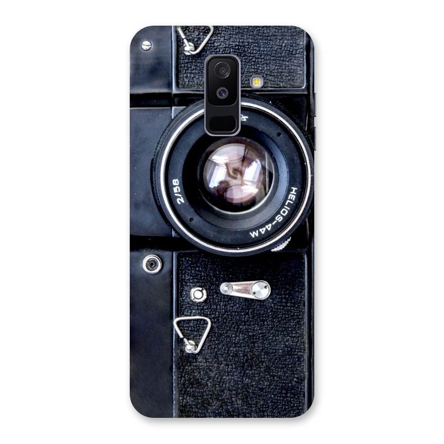 Classic Camera Back Case for Galaxy A6 Plus