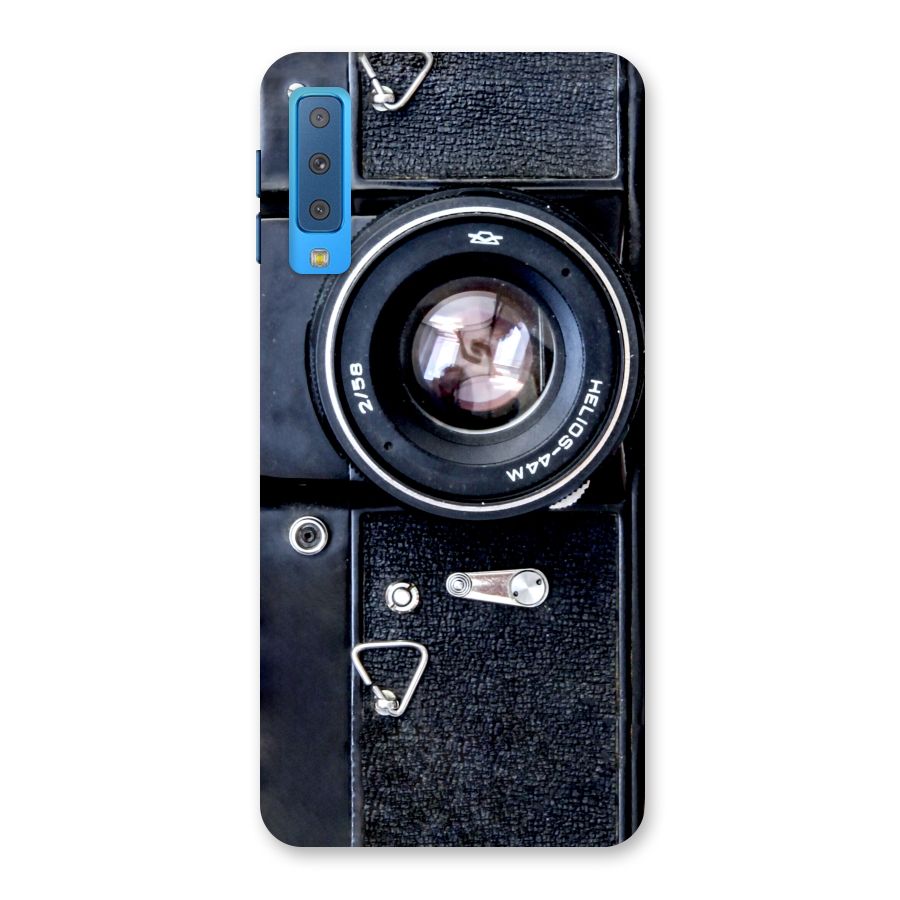 Classic Camera Back Case for Galaxy A7 (2018)