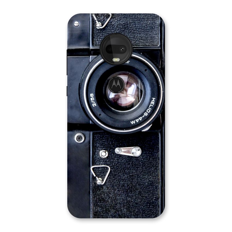 Classic Camera Back Case for Moto G7