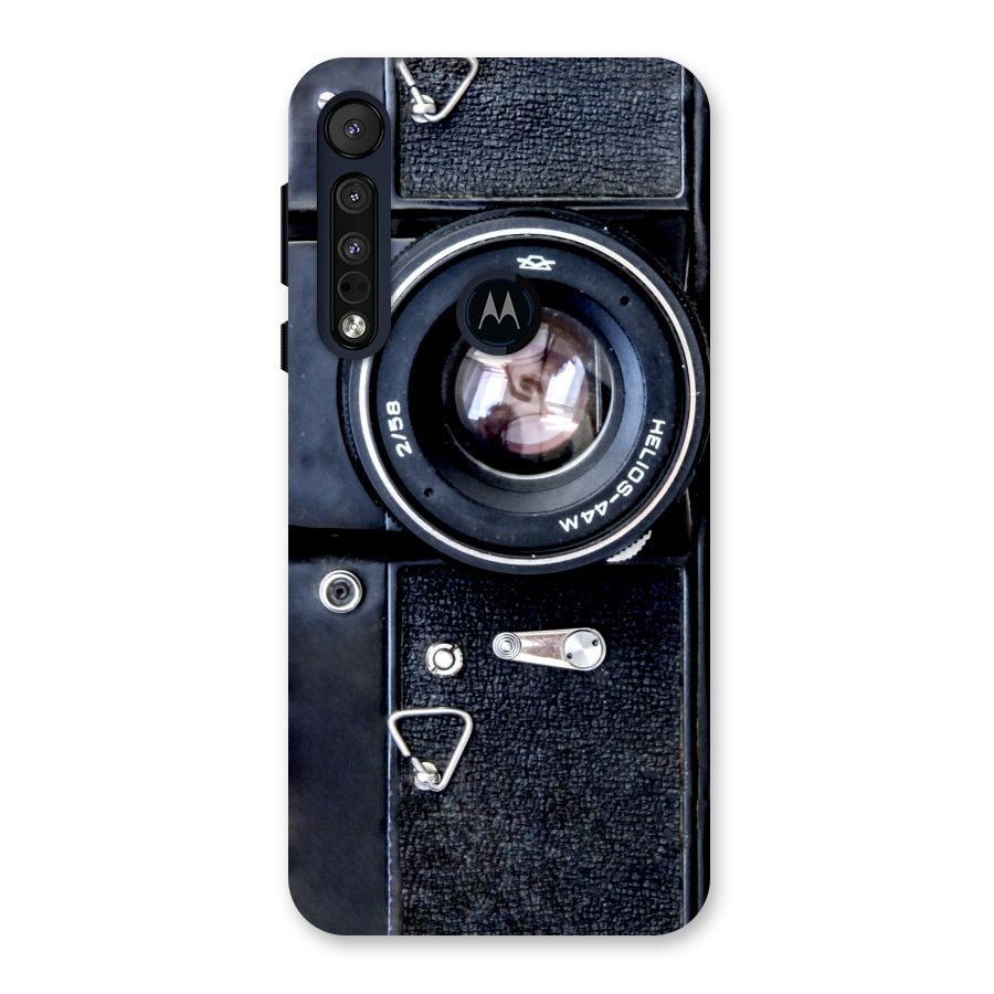 Classic Camera Back Case for Motorola One Macro