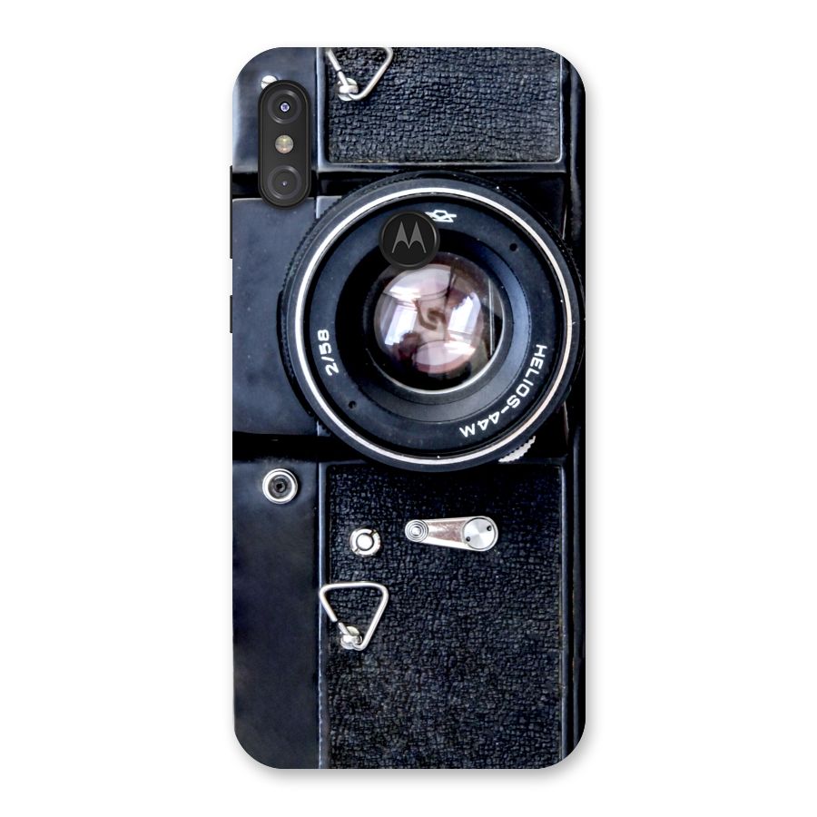 Classic Camera Back Case for Motorola One Power