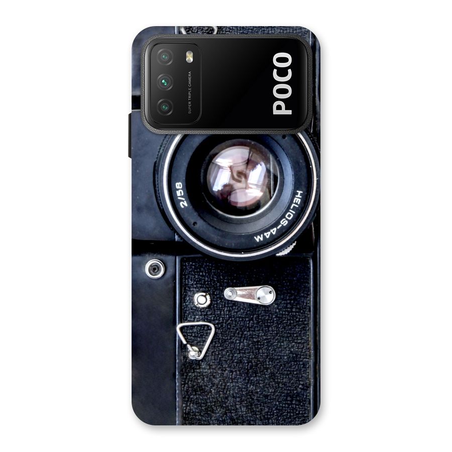 Classic Camera Back Case for Poco M3