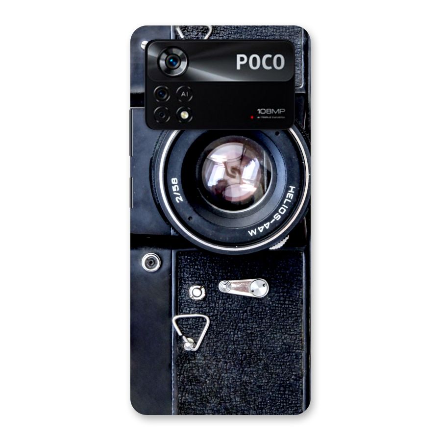 Classic Camera Back Case for Poco X4 Pro 5G