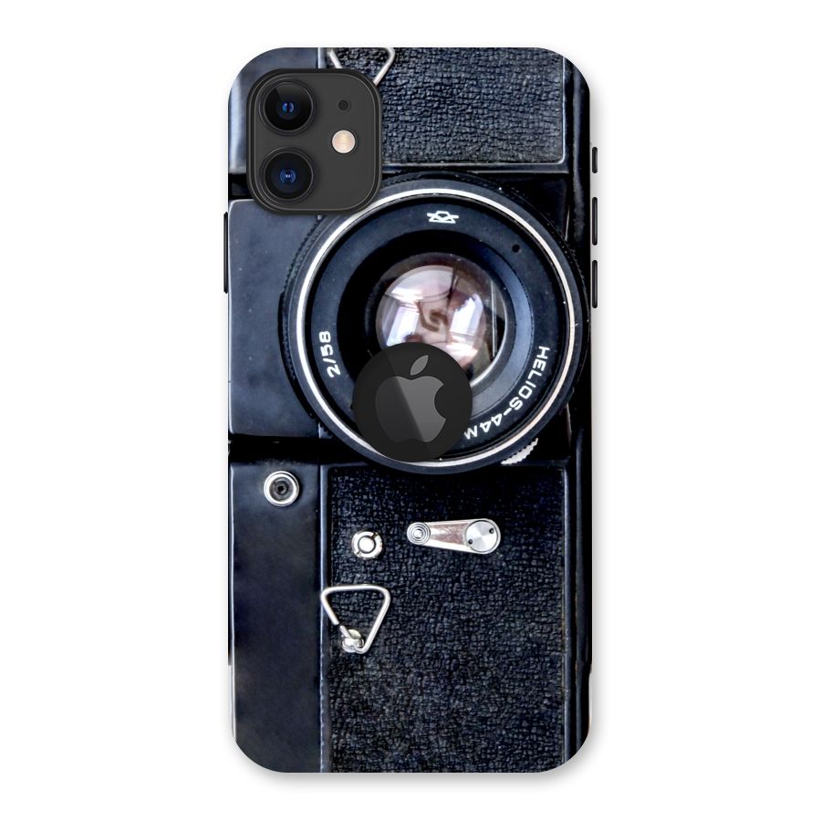 Classic Camera Back Case for iPhone 11 Logo Cut