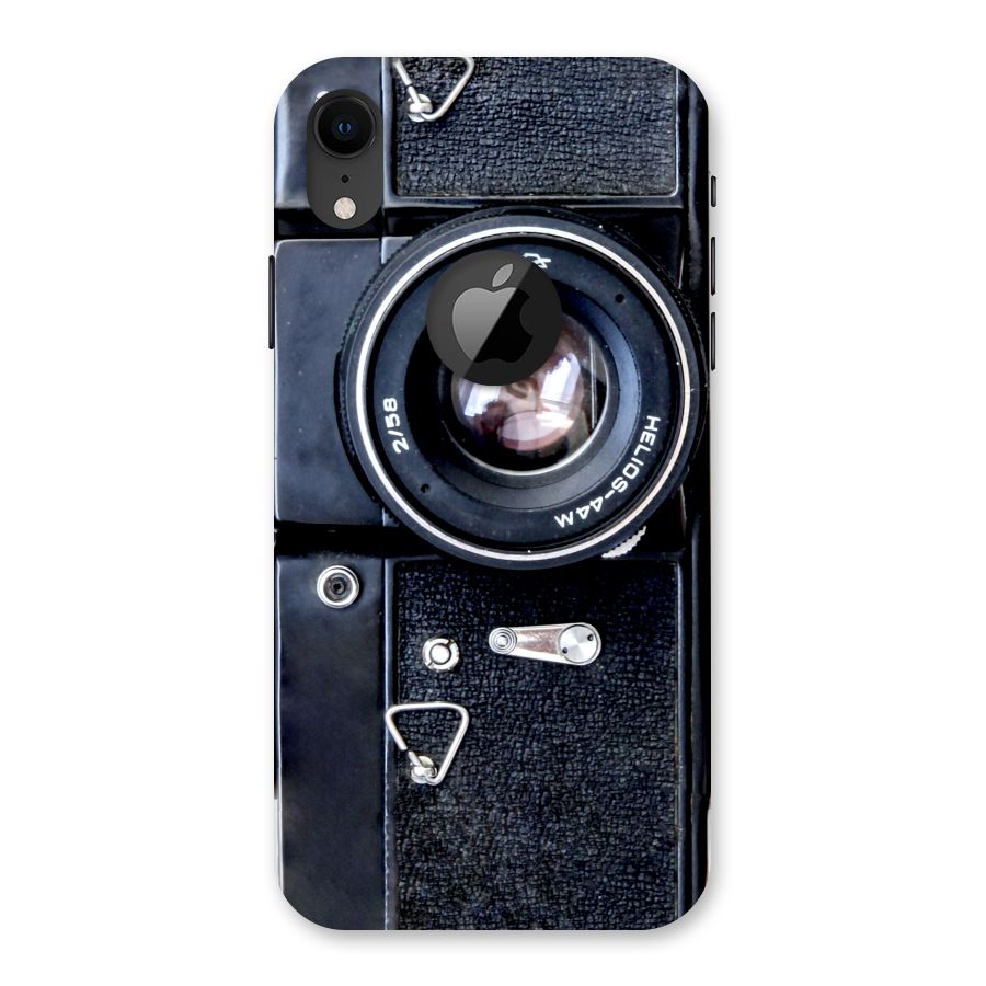 Classic Camera Back Case for iPhone XR Logo Cut