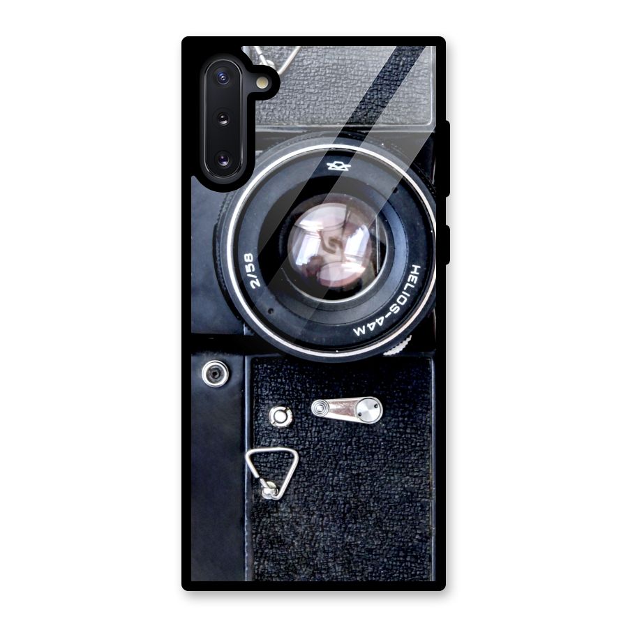 Classic Camera Glass Back Case for Galaxy Note 10