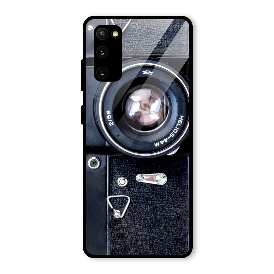 Classic Camera Glass Back Case for Galaxy S20 FE