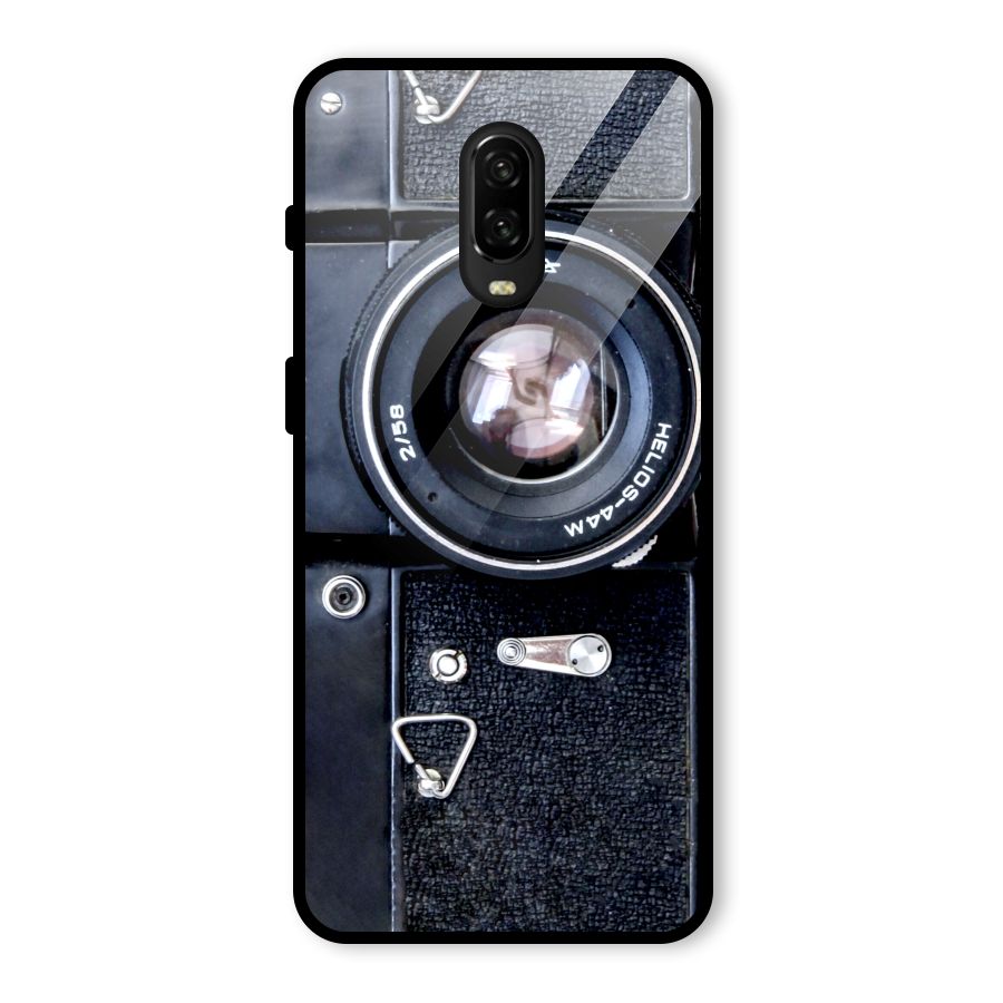 Classic Camera Glass Back Case for OnePlus 6T