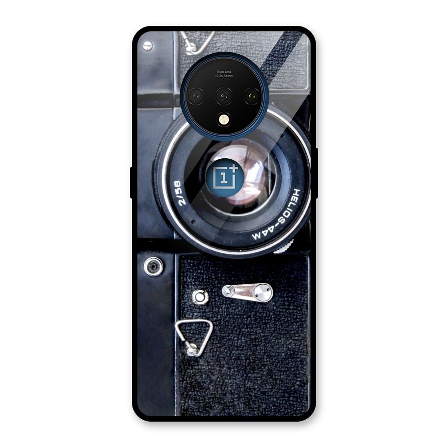 Classic Camera Glass Back Case for OnePlus 7T